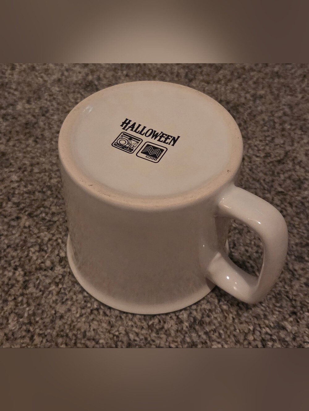 Halloween Pumpkin Mug "Give Em Pumpkin To Talk About" Witch Hats - Picture 3 of 3